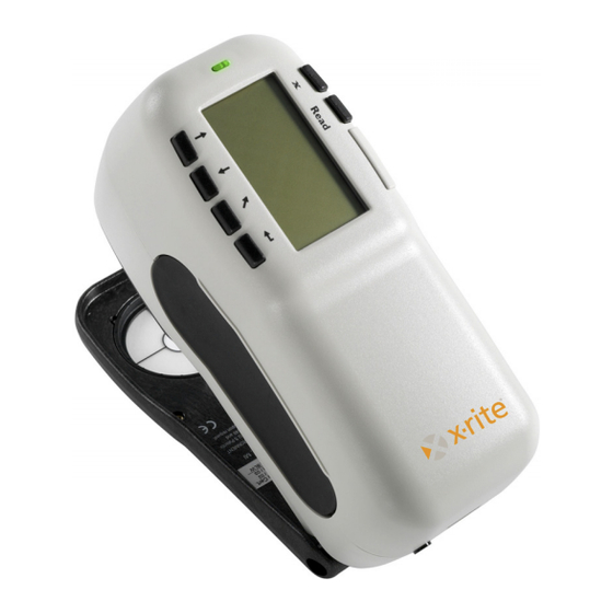 X-Rite SP60 Serie Guía Rápida