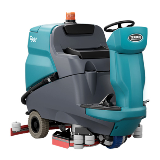 Tennant T981 Guía Rápida Para El Uso