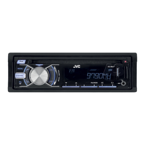 JVC KD-R647 Manual De Instrucciones
