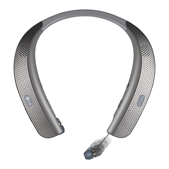 LG TONE Studio HBS-W120 Manual Del Usuario