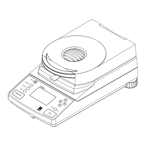 OHAUS MB45 Manual De Instrucciones