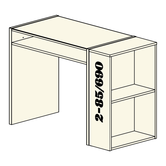 Diagone BUREAU E15 Instrucciones De Montaje