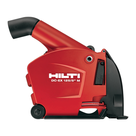Hilti DC-EX 125/5"M Manual De Instrucciones
