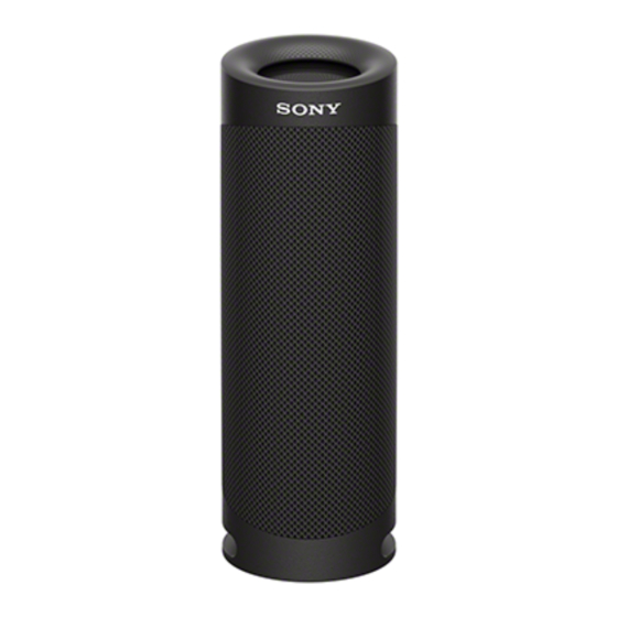 Sony SRS-XB23 Guía De Referencia