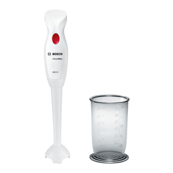 Bosch MSM14 Serie Instrucciones De Uso