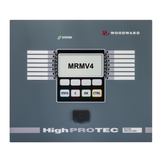 Woodward HighPROTEC MRMV4 Manual