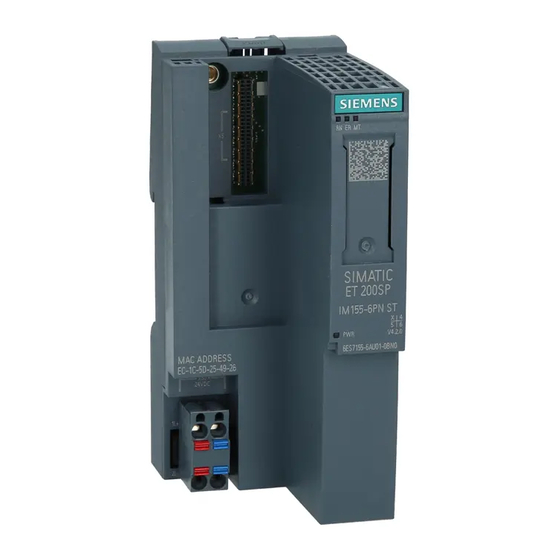 Siemens IM 155-6 PN ST Manual De Producto