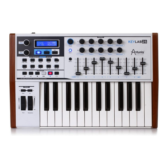 Arturia Keylab Serie Manuales