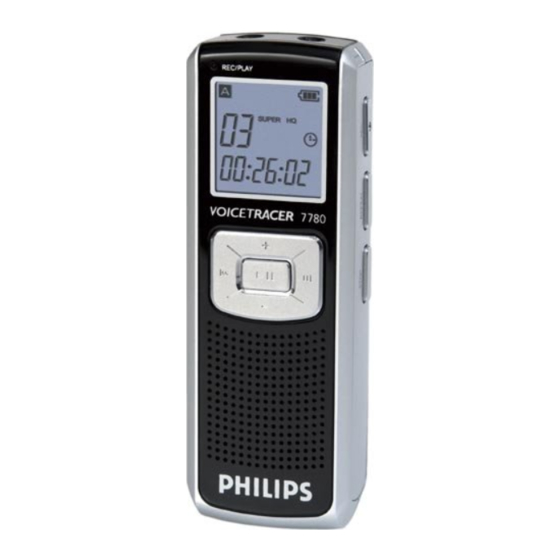 Philips LFH7780 Manual Del Usuario