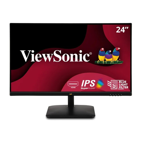 ViewSonic VA2435-H Guia Del Usuario