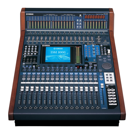 Yamaha DM1000 Manual De Instrucciones