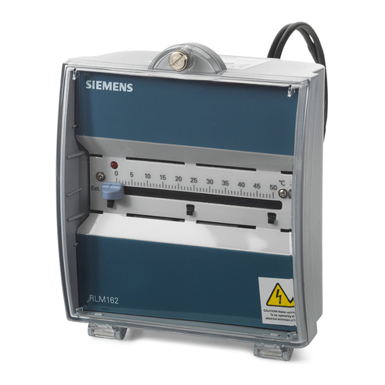 Siemens RLM162 Manual De Instrucciones