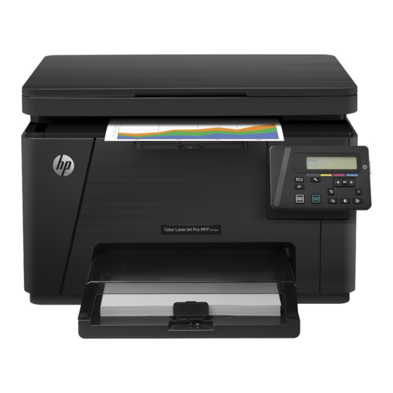 HP Color LaserJet Pro MFP M176 Guia De Inicio Rapido