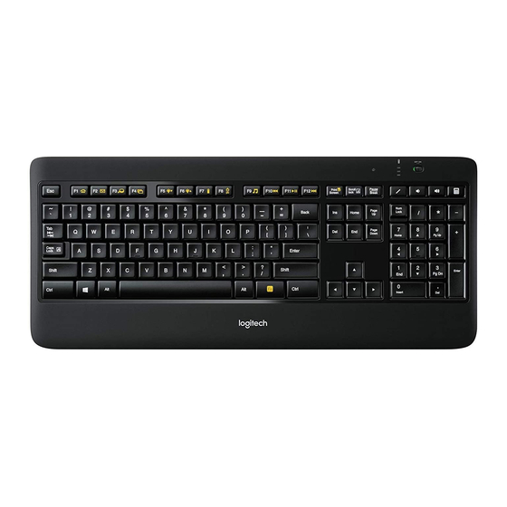 Logitech K800 Manual Del Usuario