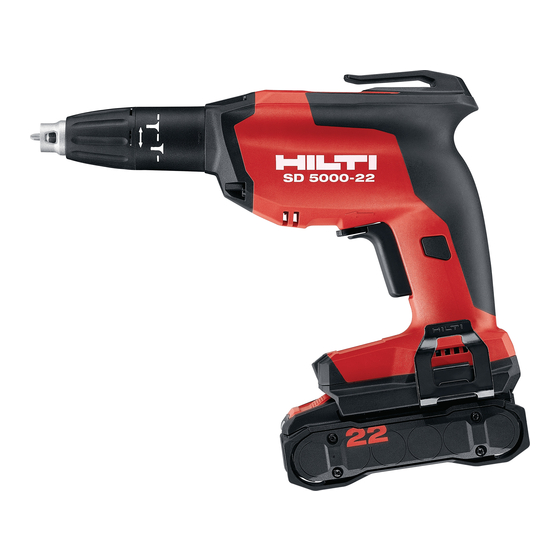 Hilti NURON SD 5000-22 Manual De Instrucciones