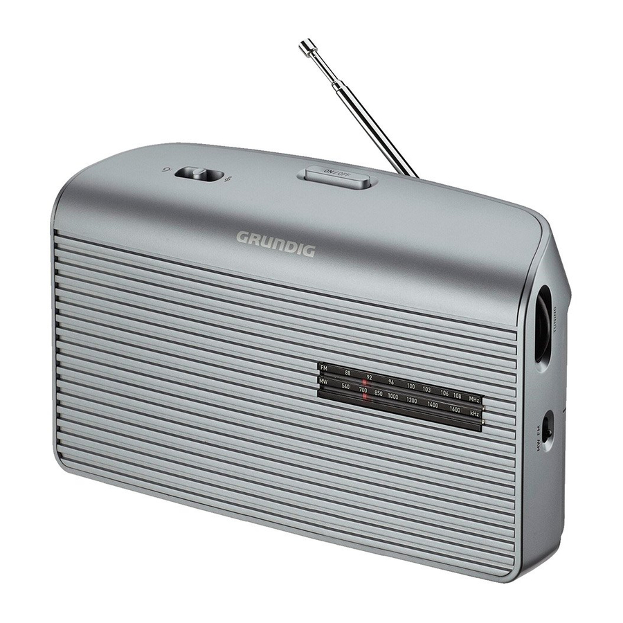 Grundig Music 60 Manual Del Usuario