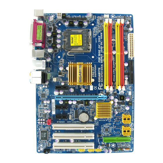 Gigabyte GA-EP35-DS3L Manual De Usuario