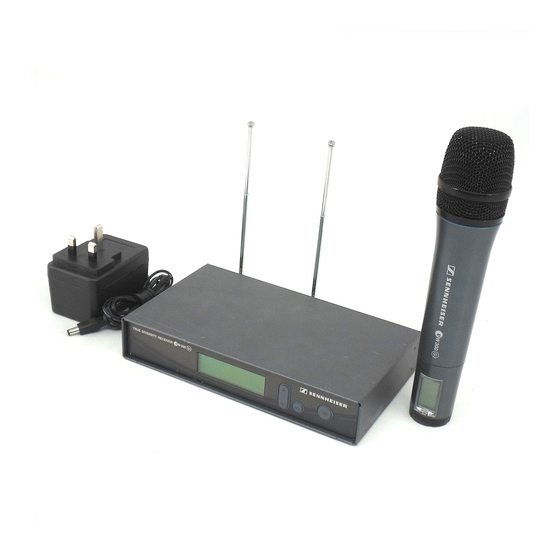 Sennheiser ew 300 G2 Instrucciones Para El Uso