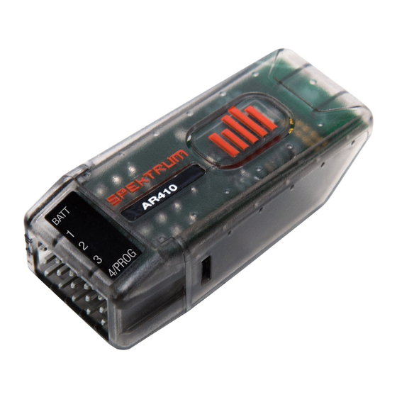Spektrum AR410 Guia Del Usuario