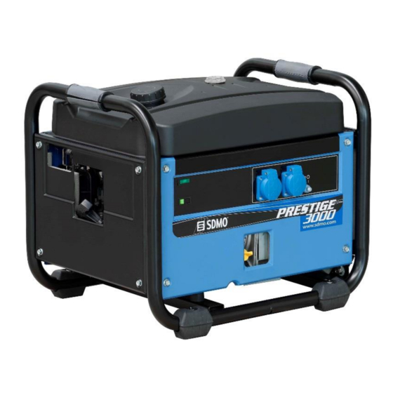 SDMO PRESTIGE 3000 Manual De Utilización Y Mantenimiento