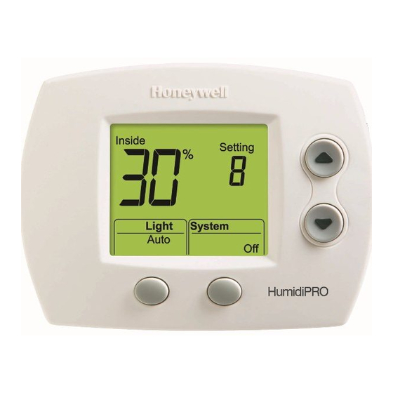 Honeywell HumidiPRO H6062 Instrucciones De Instalación