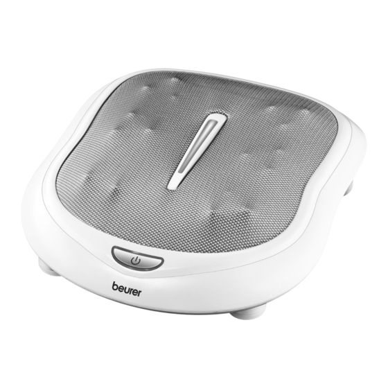 Beurer FM 60 Instrucciones Para El Uso