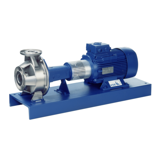 KSB Etachrom L Manual De Instrucciones De Servicio/Montaje