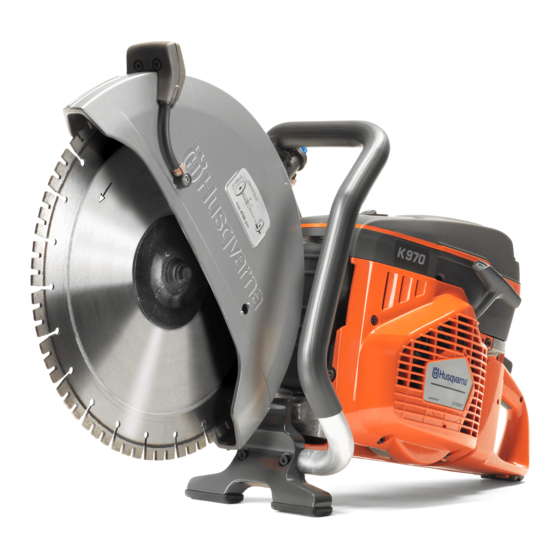 Husqvarna K970 II Rescue Manual De Instrucciones