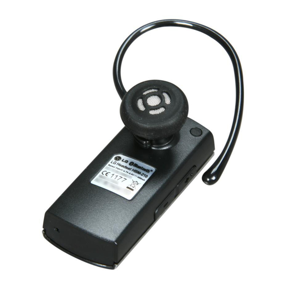 LG HBM-210 Manual Del Usuario