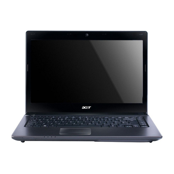 Acer Aspire Serie Manual Del Usuario