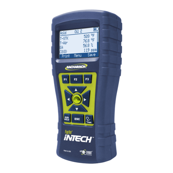 Bacharach Fyrite InTech Manual De Configuración Y Operación