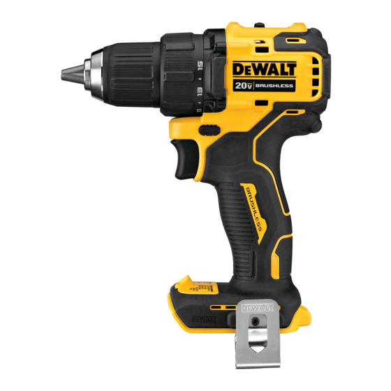 DeWalt DCD708B Manual De Instrucciones