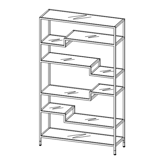 West Elm Tiered Tower Bookcase Instrucciones De Ensamblaje