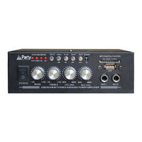 Party Light & Sound PLS1250USB-RC Manual De Instrucciones