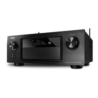 Denon AVR-X4100W Manual Del Usuario