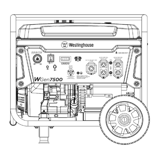 Westinghouse WGen7500 Manual De Usuario