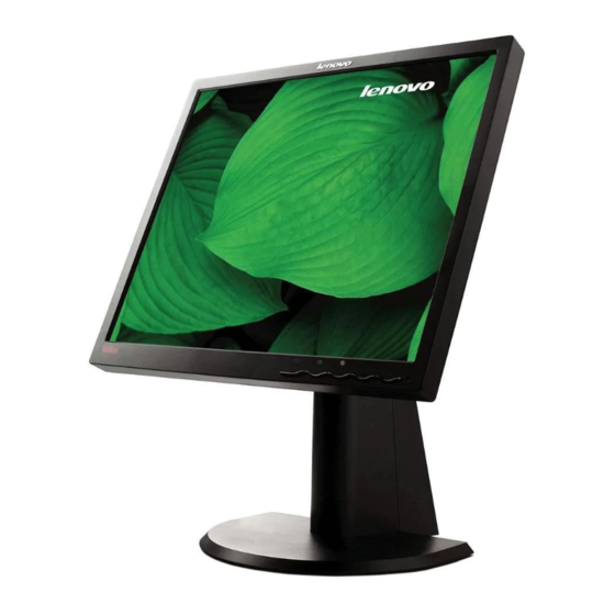 Lenovo ThinkVision L1900p Guia Del Usuario