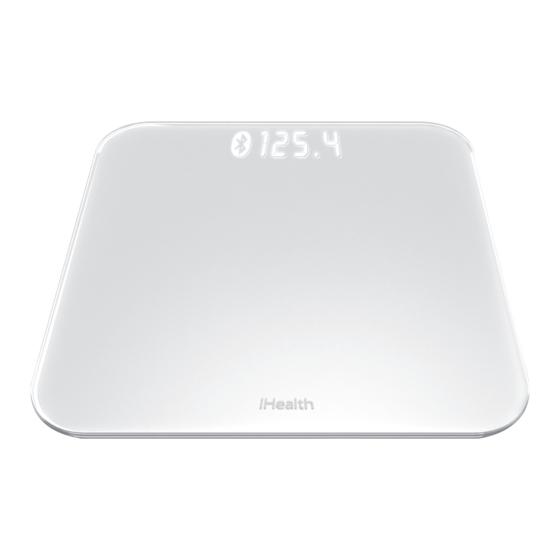iHealth Wireless Scale Lite Manual Del Usuario