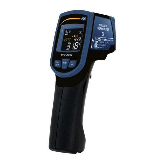 PCE Instruments PCE-779N Instrucciones De Uso