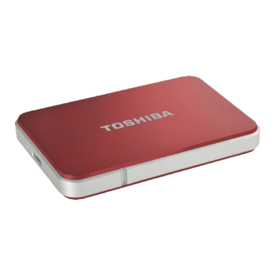 Toshiba STOR.E EDITION 2.5 Manuales