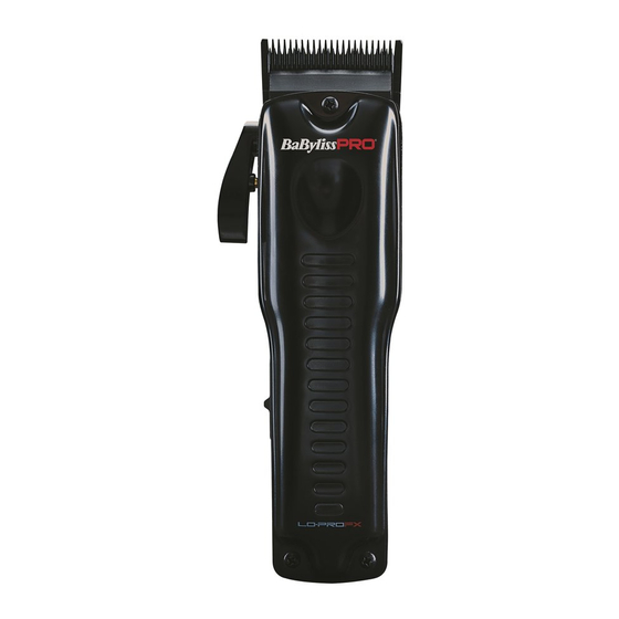 BaByliss PRO LO-PRO FX825E Manuales