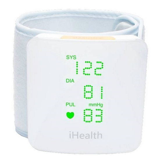iHealth BP7S Guía De Usuario