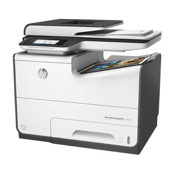 HP PageWide MFP P57750dw Guia Del Usuario