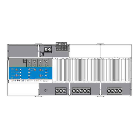 Lutron HomeWorks PRO LED+ LQSE-4A5-230-D Presentación De Especificaciones