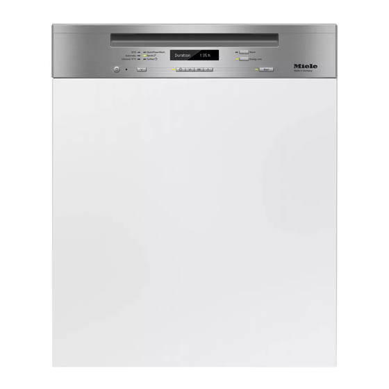 Miele G 6730 Instrucciones De Manejo