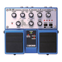 Boss CHORUS ENSEMBLE CE-20 Manual Del Usuario