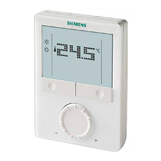 Siemens RDG400KN Instrucciones De Manejo