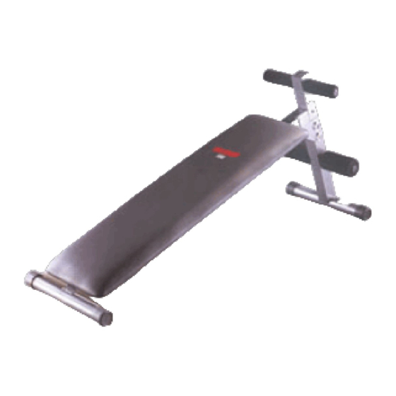 Weider 184 Manual Del Usuario