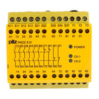 Pilz PNOZ X10 Manual De Instrucciones