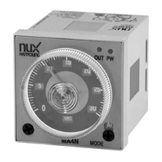 Timeswitch MA4N-C Manual De Instrucciones